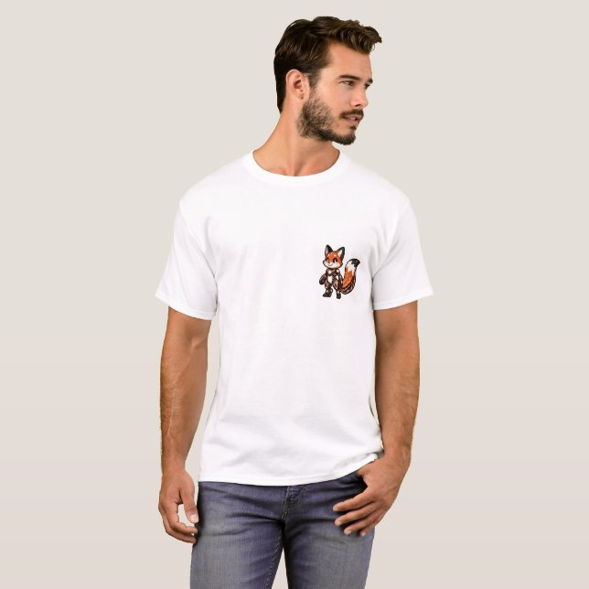 T-shirt Renard robotique (Devant entier)