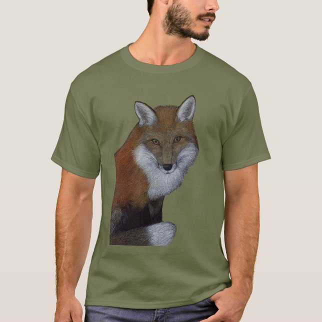 T-shirt Renard rouge (Devant)