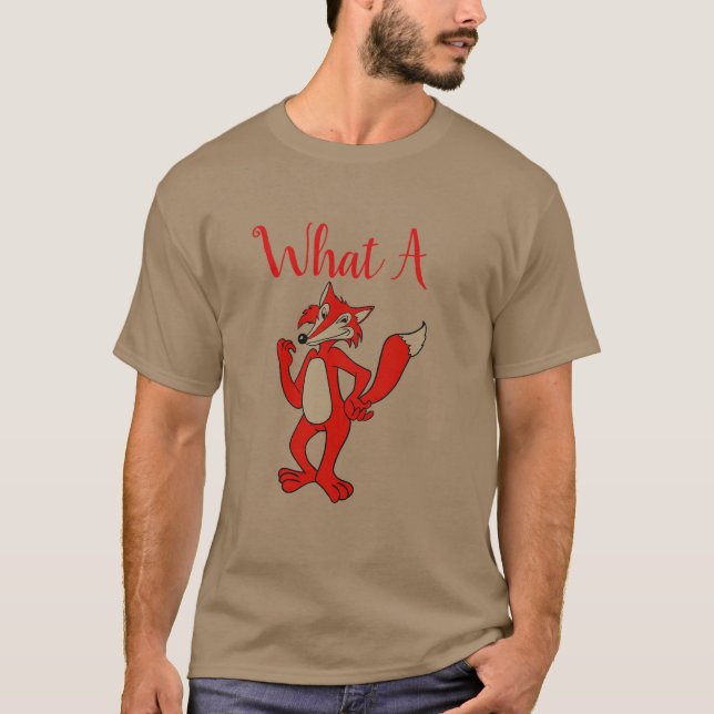 T-shirt Renard rouge (Devant)