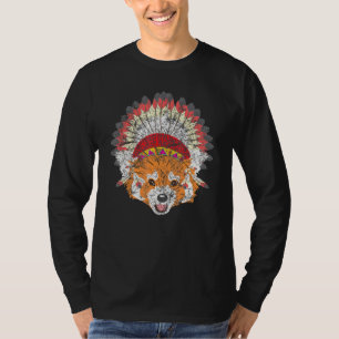 T-shirt Renard rouge amérindien