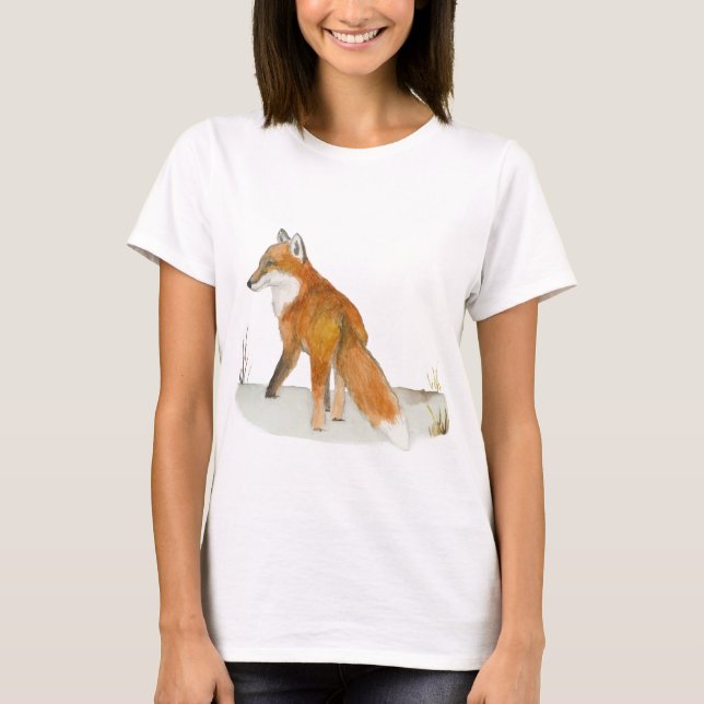 T-shirt Renard roux (Devant)