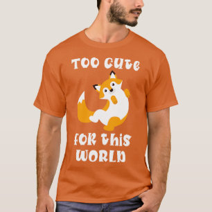 T-shirt Renard roux