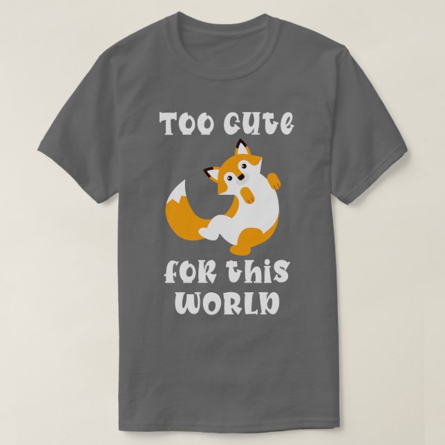 T-shirt Renard roux (Design devant)