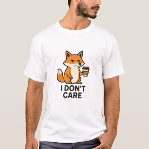 T-shirt Renard Sassy avec Tasse à Café