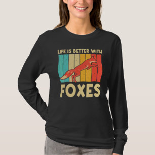 T-shirt Renard Vintage Pour Hommes Femmes Garçons Filles E