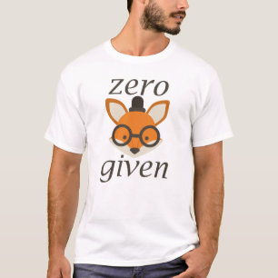 T-shirt Renard zéro donné