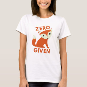 T-shirt Renard zéro donné