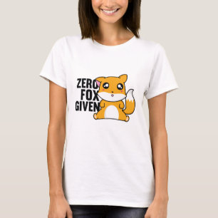 T-shirt Renard zéro donné