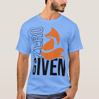 T-shirt Renard zéro donné