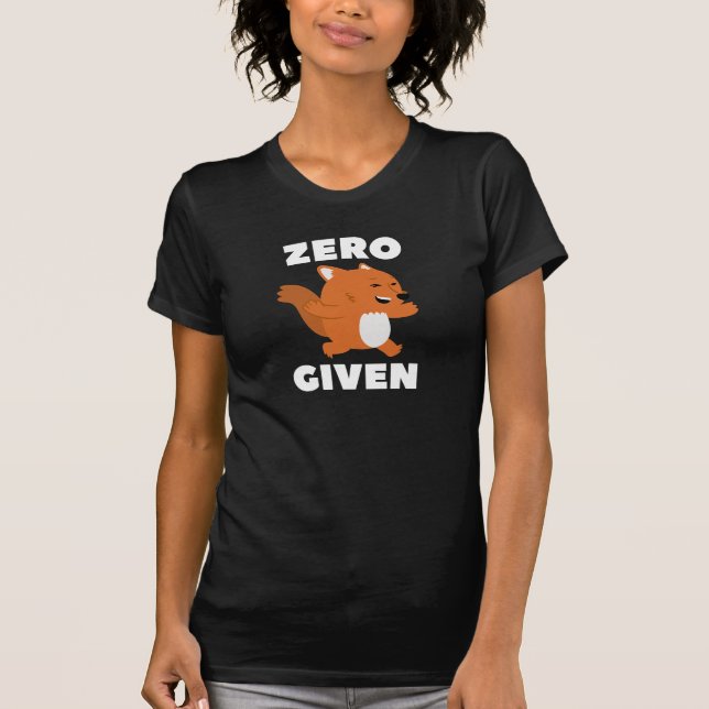 T-shirt Renard zéro donné (Devant)