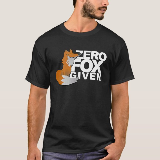 T-shirt Renard Zéro Donné  Renard  Bâillon (Devant)
