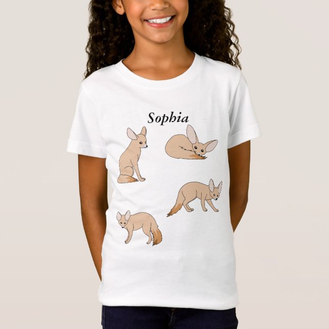 T-Shirt Renards Fennecs (Devant)