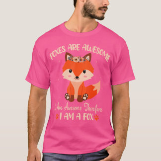 T-shirt Renards Les renards sont géniaux Mignons Filles Ga