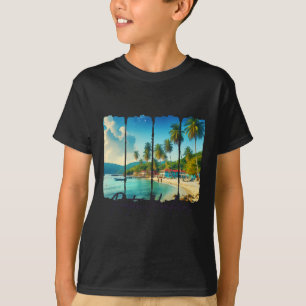 T-shirt Rencontre avec moi à Roatan Honduras Voyage Voyage