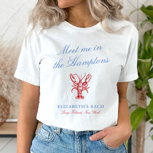 T-shirt Rencontre avec moi dans la Bachelorette des Hampto