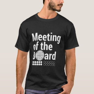T-shirt Rencontre d'amateur de jeu de société Crokinole pa