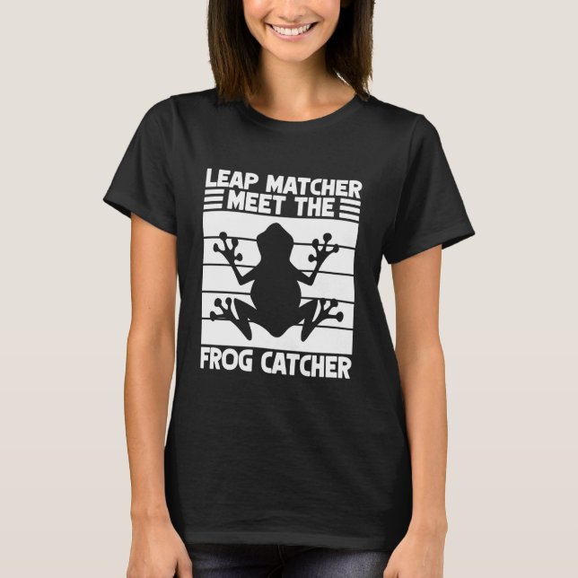 T-shirt Rencontre de Grenouille avec le Preneur de Grenoui (Devant)