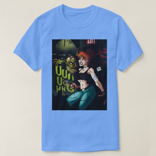 T-shirt Rencontre de Zombie (Design devant)