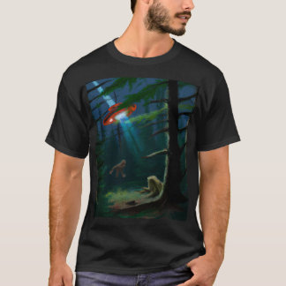 T-shirt Rencontre des Aliens Bigfoot
