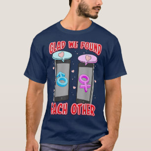 T-shirt Rencontre en ligne Anniversaire Saint Valentin Pet