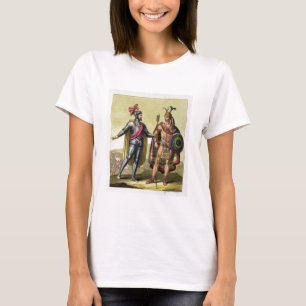 T-shirt Rencontre entre Hernando Cortes (1485-1547)