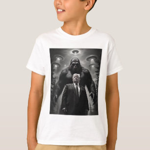 T-shirt Rencontre extraterrestre de Bigfoot Ufo Alien de T