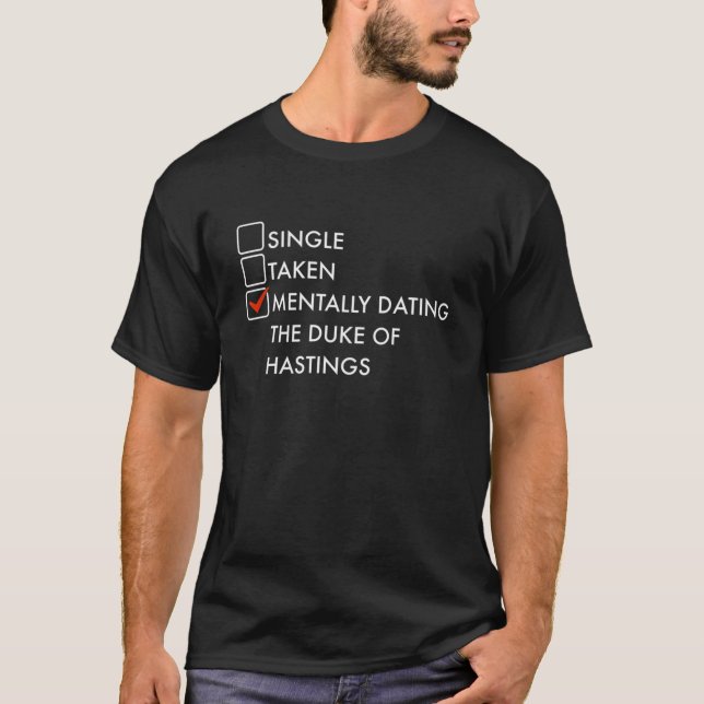 T-shirt Rencontre mentale avec le duc d'Hastings  (Devant)