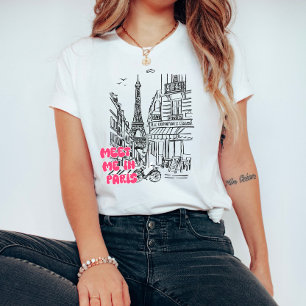 T-shirt Rencontre-moi à Paris – Tour Eiffel