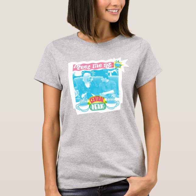 T-shirt Rencontre-moi au Central Perk Graphique Neon (Devant)