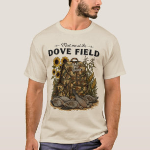 T-shirt Rencontre-moi au champ de tourterelles Camo