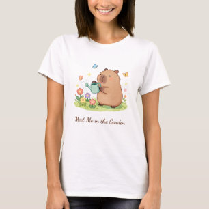 T-shirt Rencontre-moi dans le jardin – Chapeau de jardinag