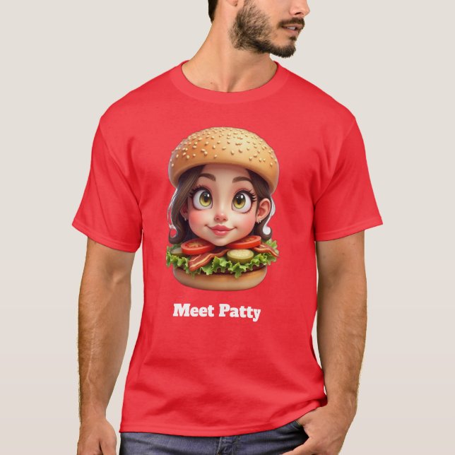 T-shirt Rencontre Patty Funny Graphic Design  (Devant)