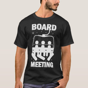 T-shirt Rencontres du conseil Rencontre du snowboard Snowb