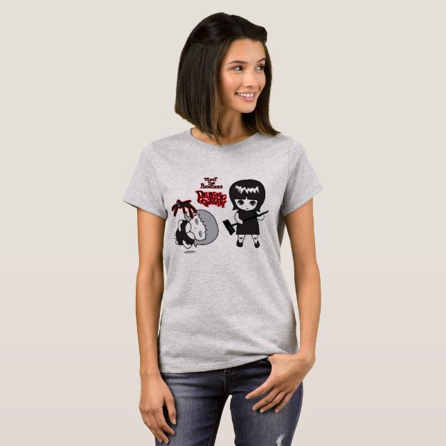 T-shirt Rencontrez La Princesse Défiant La Gravité (Devant entier)