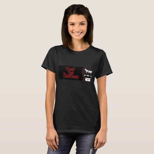 T-shirt Rencontrez la princesse qui est (Devant entier)