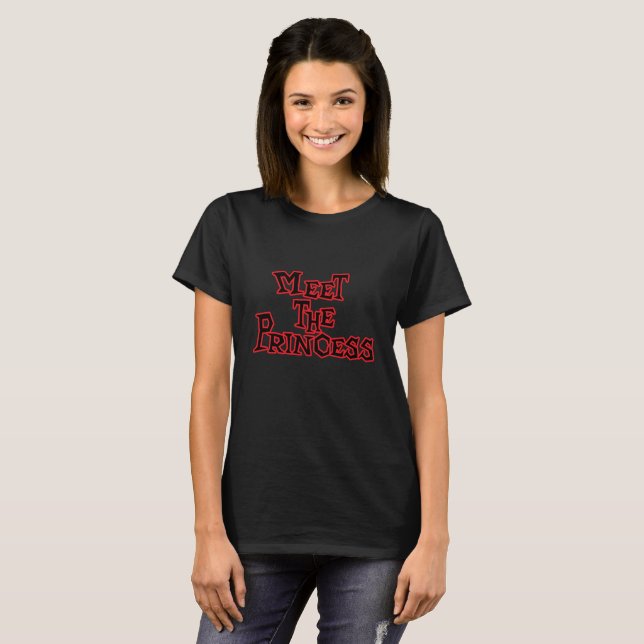 T-shirt Rencontrez le logo de la Princesse (Devant entier)