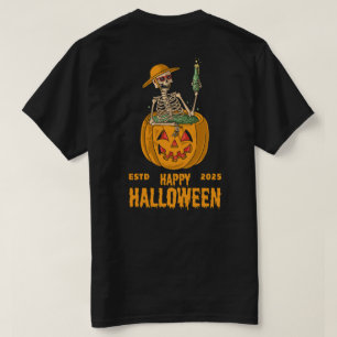 T-shirt Rencontrez les monstres d'Halloween dans le noir