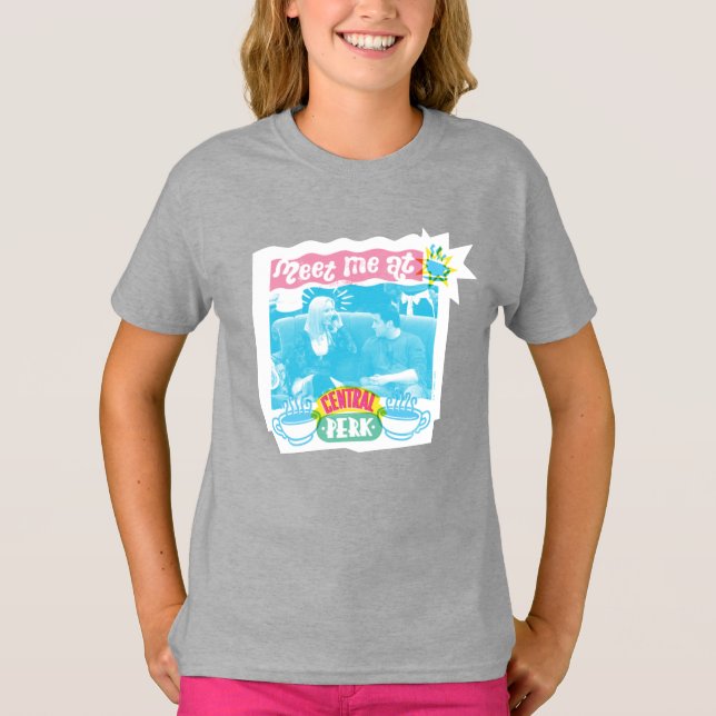 T-shirt Rencontrez-moi à Central Perk Neon Graphic (Devant)