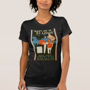 T-shirt Rencontrez-Moi Dans L'Affiche Vintage voyage De St