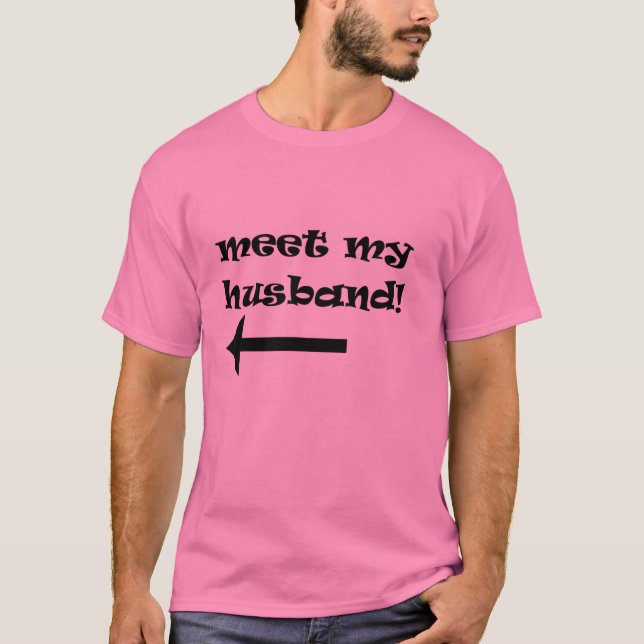 T-shirt Rencontrez mon mari - chemise de couples (Devant)