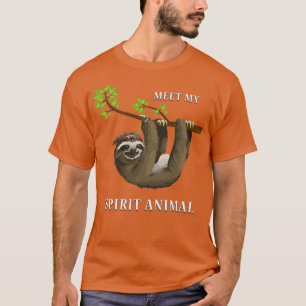 T-shirt Rencontrez My Spirit Animal le mignon Sloth