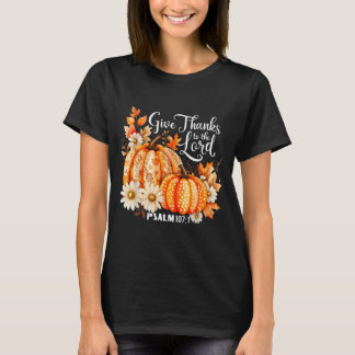 T-shirt Rendez Grâce Au Seigneur Psaume 107_1 Cadeau Citro