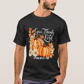 T-shirt Rendez Grâce Au Seigneur Psaume 107_1 Cadeau Citro