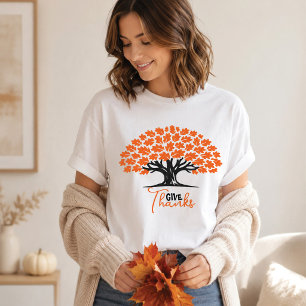 T-shirt Rendez Grâce Chêne Automne Action de Grâce