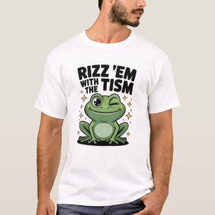 T-shirt Rendez-les dingues avec la grenouille cool Tism