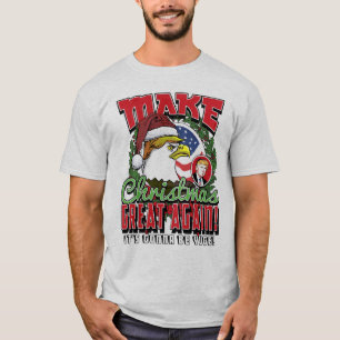 T-shirt Rendez Noël grand encore pour trump Eagle