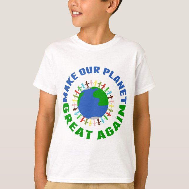 T-shirt Rendez notre planète grande encore (Devant)