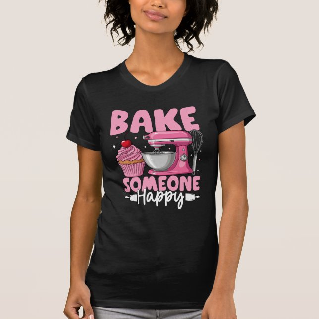 T-shirt Rendez Quelqu'un Heureux – Conception Mignonne de  (Devant)