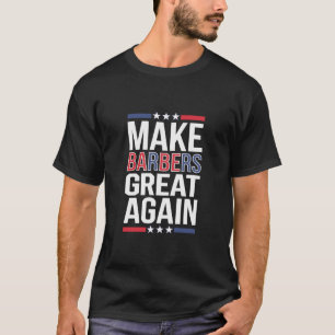 T-shirt Rendez sa grandeur aux barbiers Barbiers pour Trum