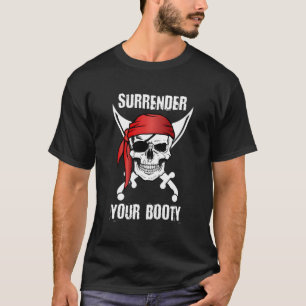 T-shirt Rendez votre cul Drôle Pirate Skull Long Sleev